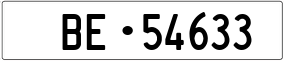 Truck License Plate